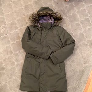 The North Face Arctic swirl parka